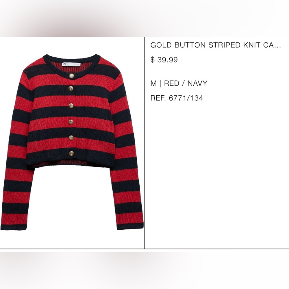 Zara sweater